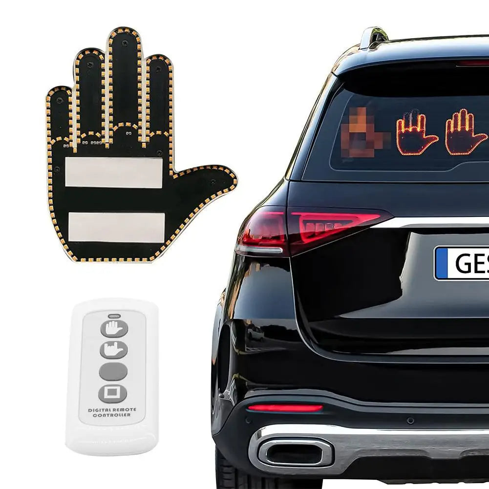LED Rear Window Display for Signals & Reactions