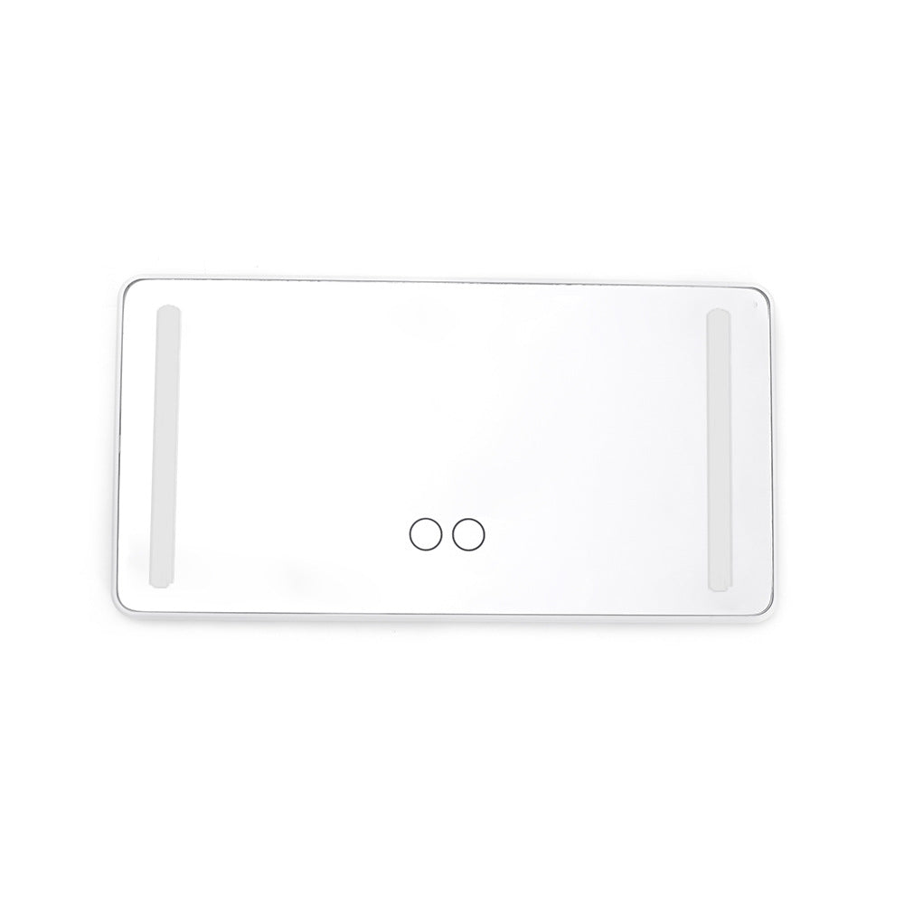 Portable Mirror with Built-In Lights for On-the-Go Touch-Ups