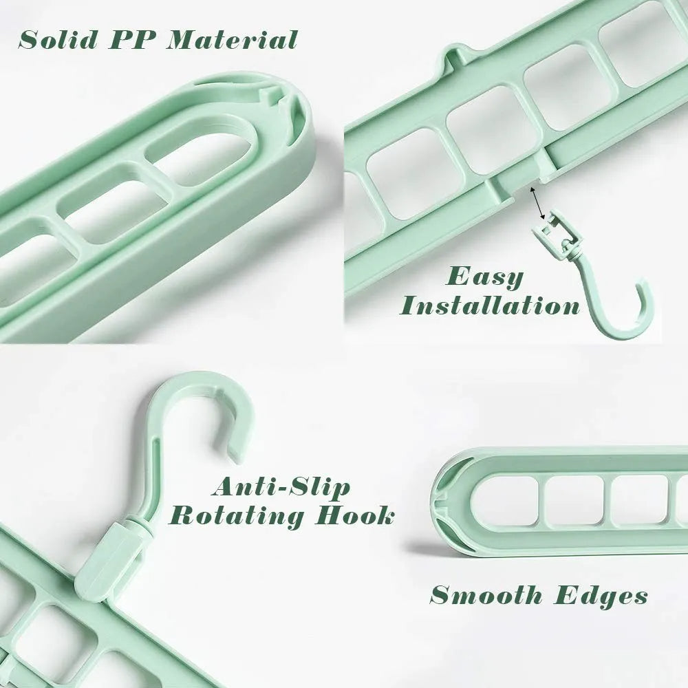 Space-Saving Multi-Functional Clothes Organizer