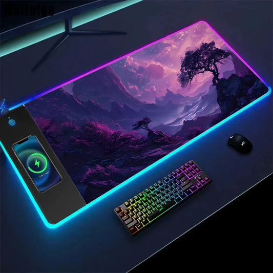 Wireless Charging Mouse Pad – Convenient All-in-One Charging Solution